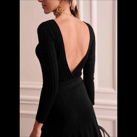 SEZANE Pleated Flavie Dress - Picture 4 of 14